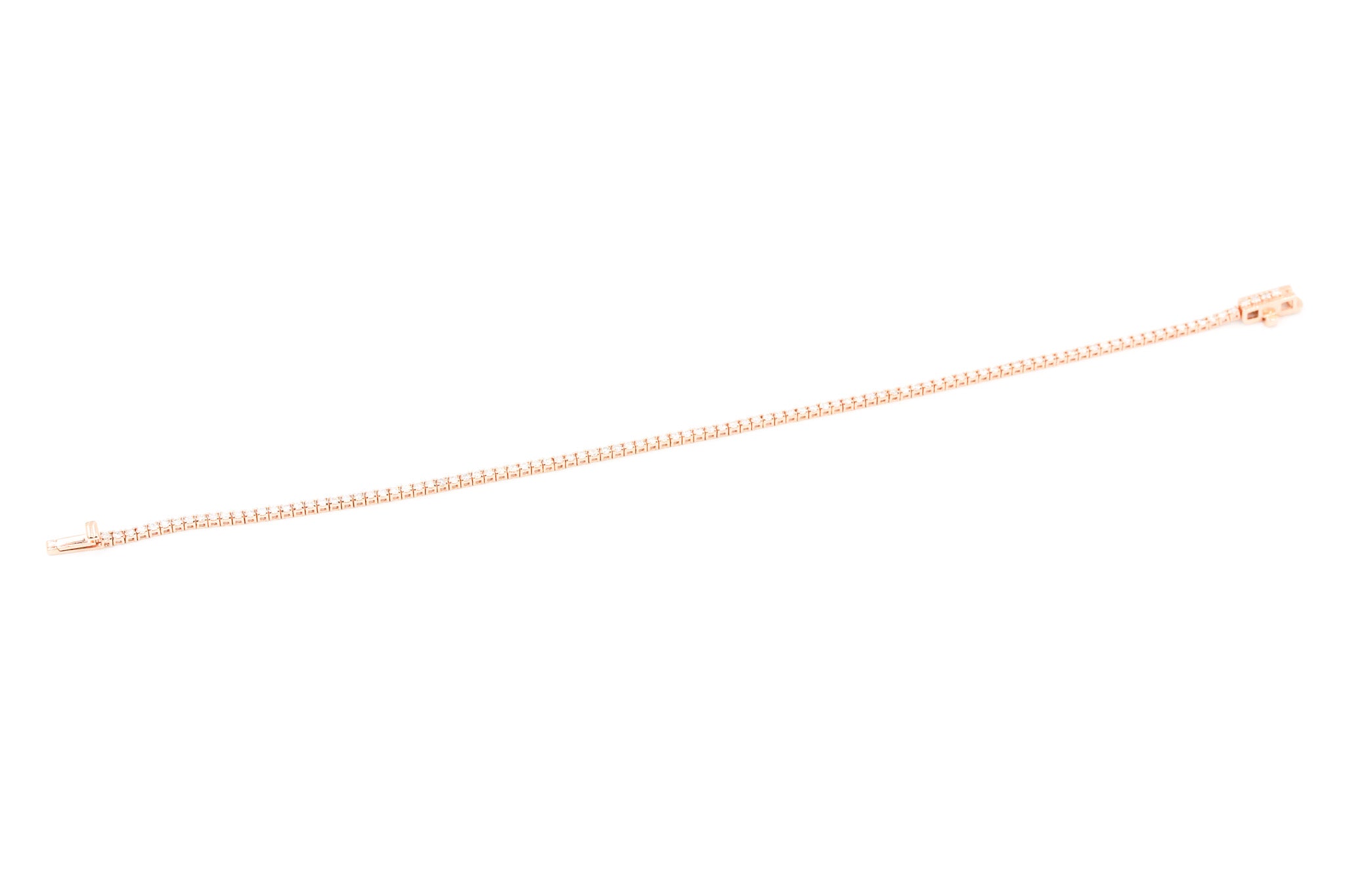 Diamond Tennis Bracelet - 14k Rose Gold - 1.00ctw