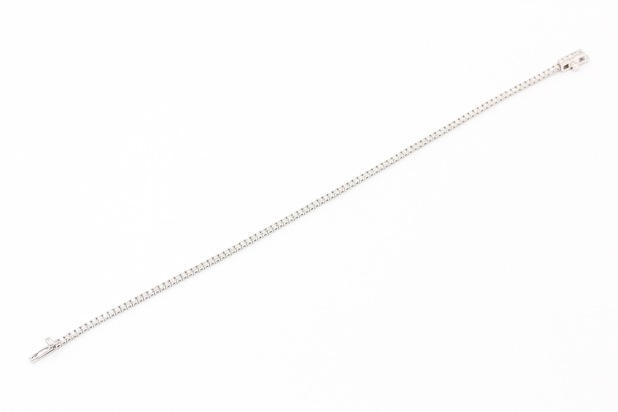 Diamond Tennis Bracelet - 14k White Gold - 1.00ctw