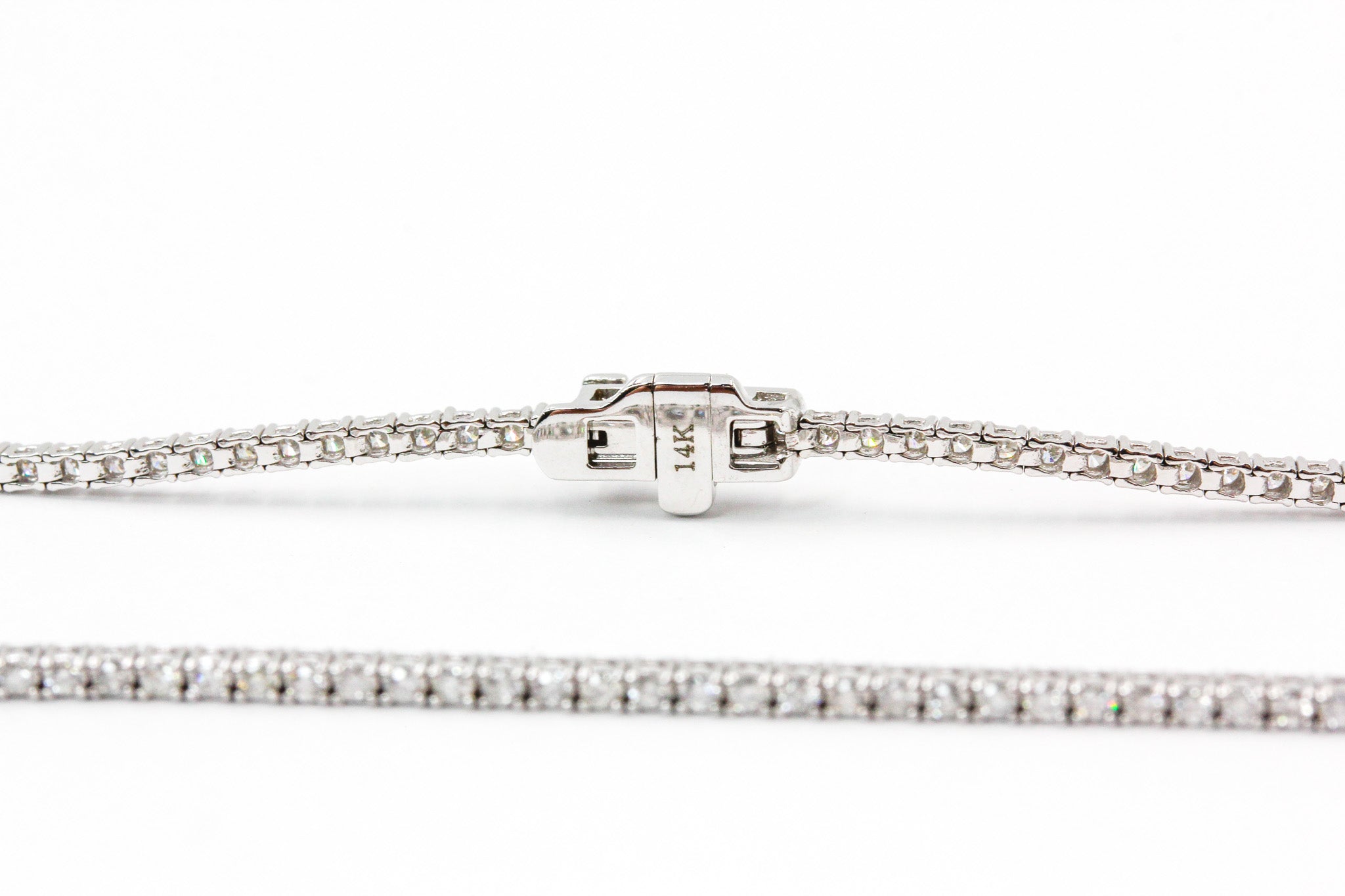 Diamond Tennis Bracelet - 14k White Gold - 1.00ctw