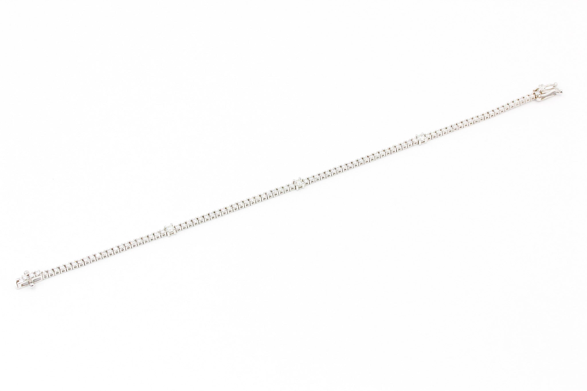 Diamond Tennis Bracelet - 14k White Gold - 1.50ctw