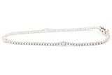 Diamond Tennis Bracelet - 14k White Gold - 1.50ctw