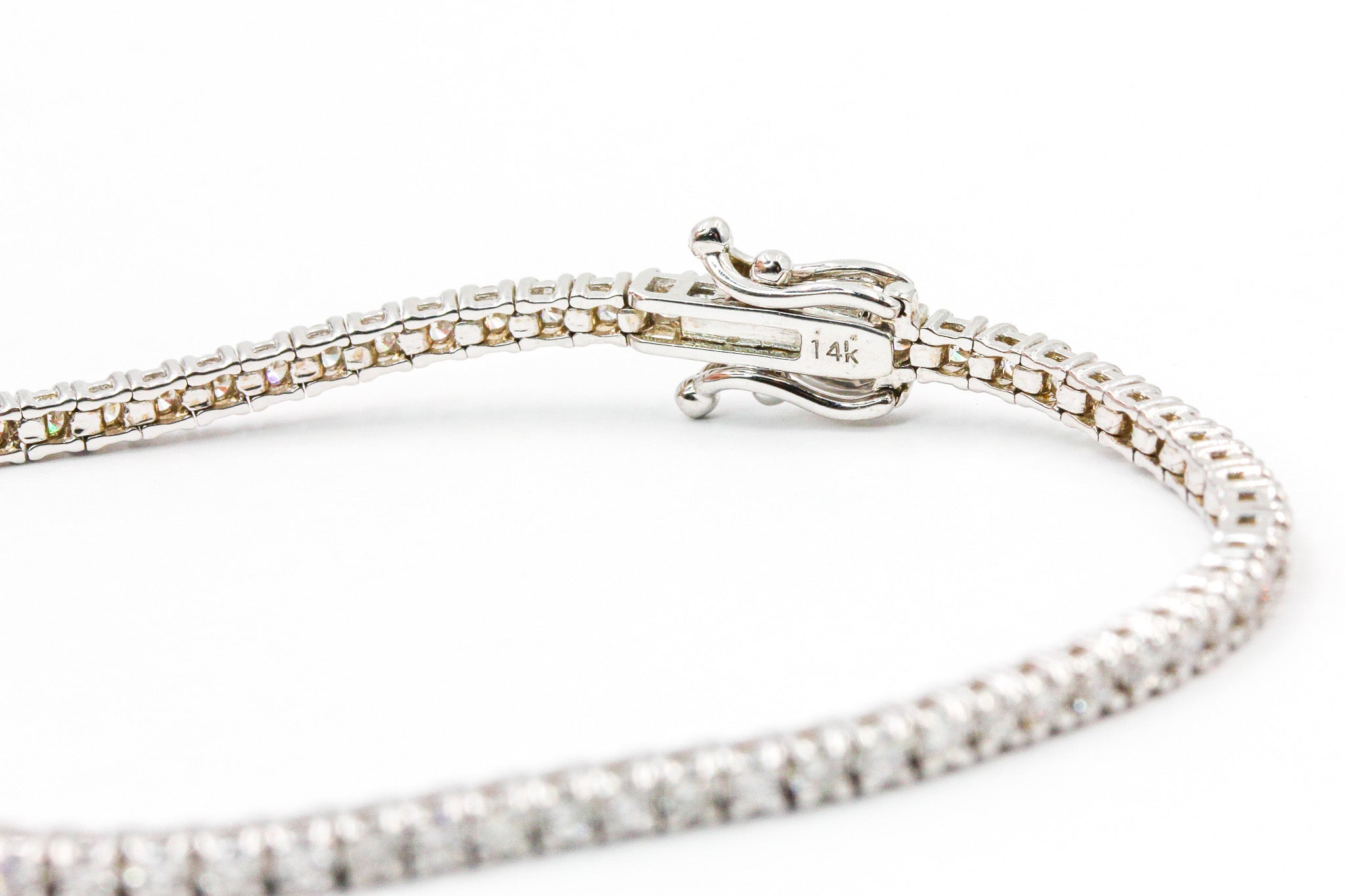 Diamond Tennis Bracelet - 14k White Gold - 2.25ctw