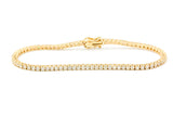 Diamond Tennis Bracelet - 14k Yellow Gold - 2.60ctw