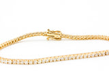Diamond Tennis Bracelet - 14k Yellow Gold - 2.60ctw