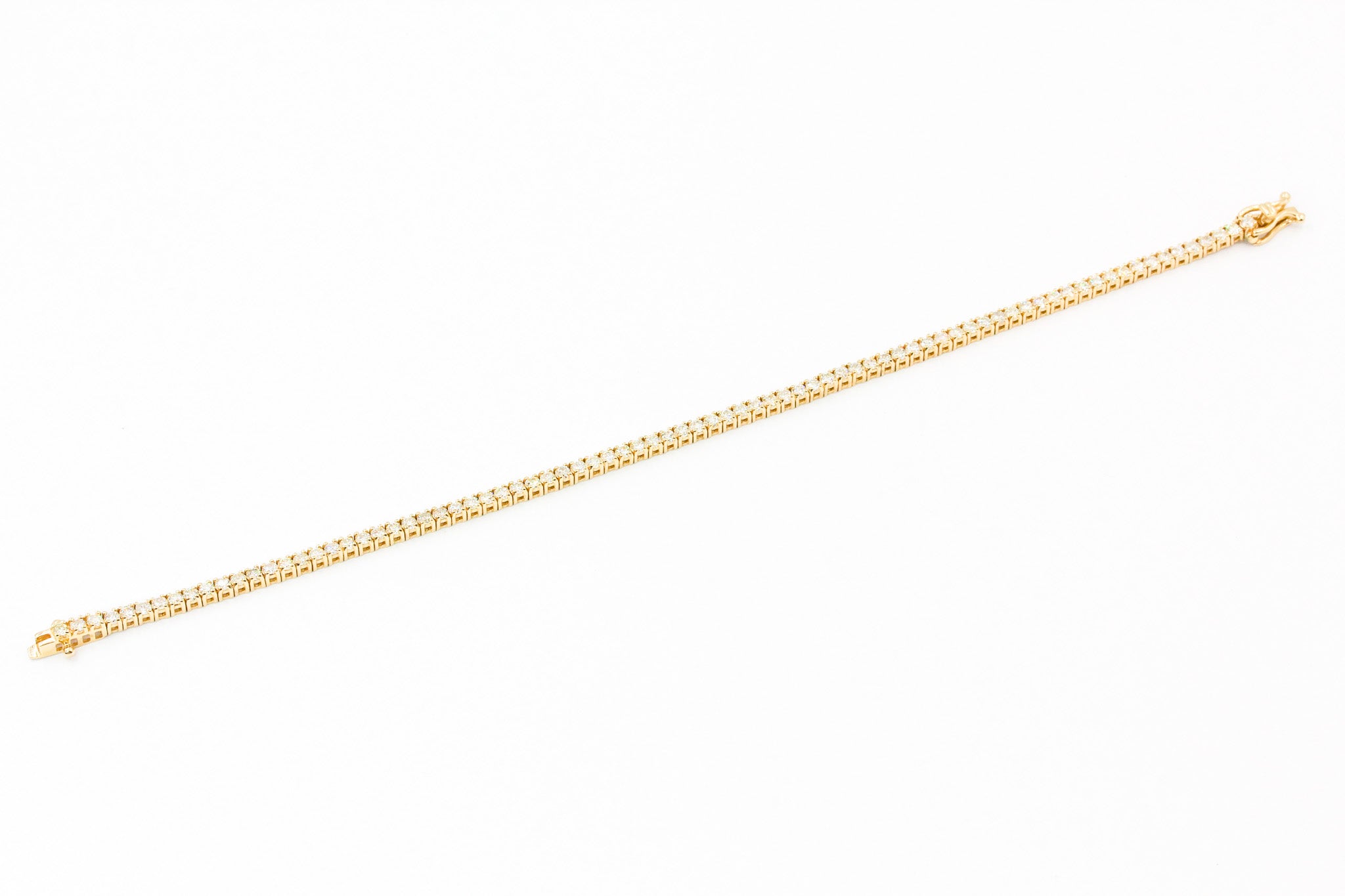 Diamond Tennis Bracelet - 14k Yellow Gold - 2.60ctw