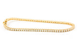Diamond Tennis Bracelet - 14k Yellow Gold - 2.60ctw