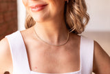 Diamond Tennis Necklace - 14k Yellow Gold - 3.50ctw