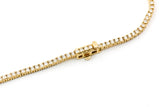 Diamond Tennis Necklace - 14k Yellow Gold - 3.50ctw