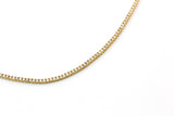 Diamond Tennis Necklace - 14k Yellow Gold - 3.50ctw