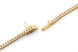 Diamond Tennis Necklace - 14k Yellow Gold - 3.50ctw