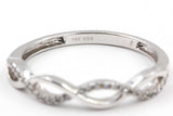 Diamond Woven Ring - 10k White Gold - 0.15ctw