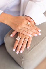 Diamond Wrap Ring - 18k White Gold - 1.37ctw