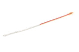 Diamond and Ruby Tennis Bracelet - 14k Yellow and White Gold - 3.75ctw