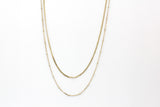 Double Layer Vermeil Necklace - Gold Plated Silver