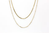 Double Layer Vermeil Necklace - Gold Plated Silver