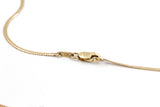 Gemstone and Diamond Pendant Necklace - 14k Yellow Gold - 0.10ctw