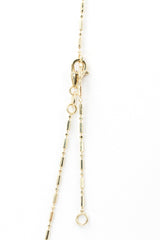 Gold Hamsa Pendant Necklace - 14k Yellow Gold