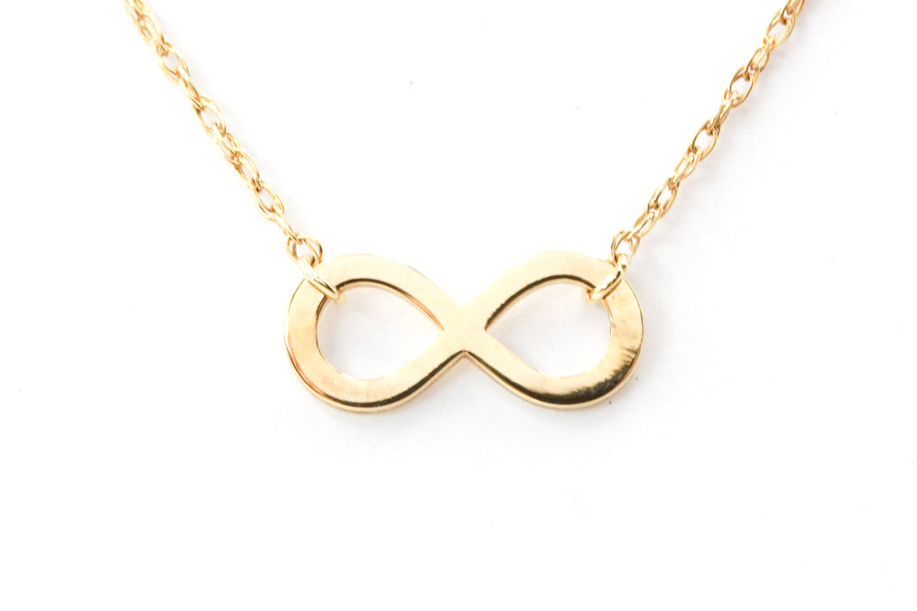 Gold Infiniti Necklace - 14k Yellow Gold
