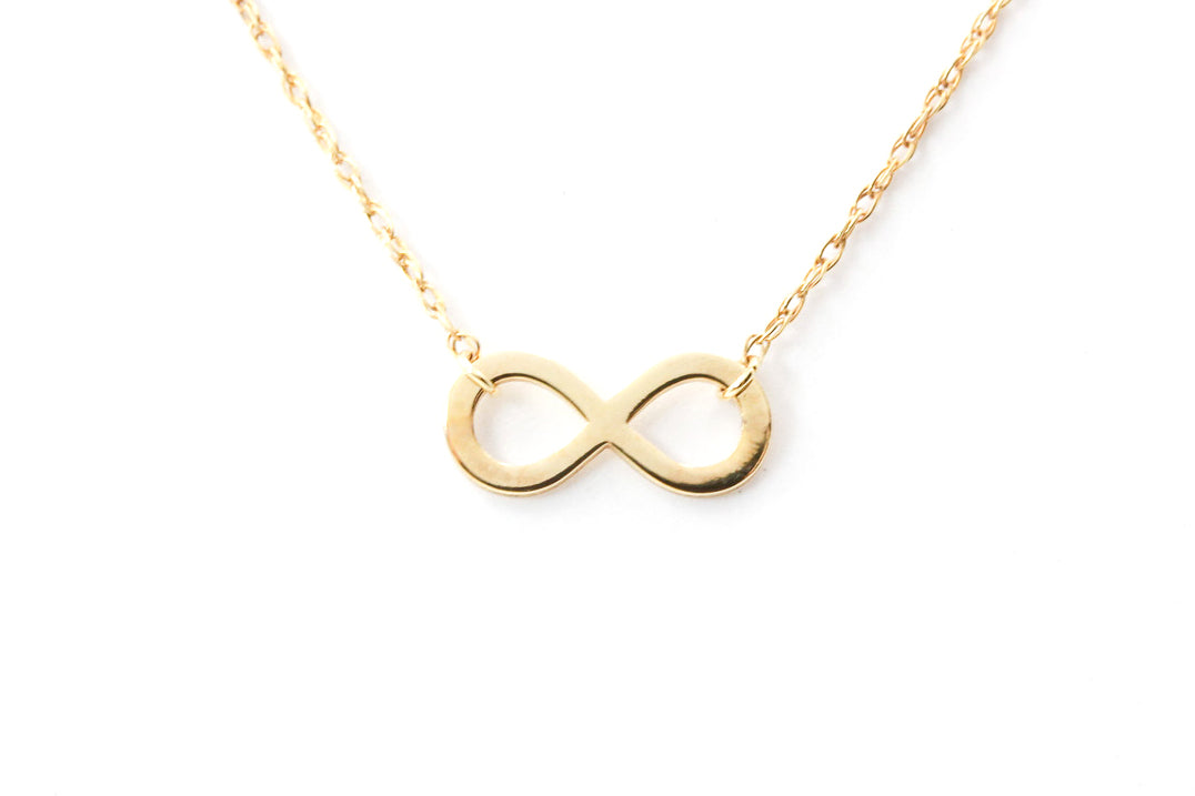 Gold Infiniti Necklace - 14k Yellow Gold