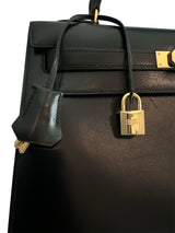 Hermès Box Kelly Sellier 32 - Black