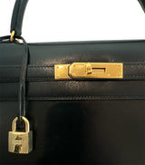 Hermès Box Kelly Sellier 32 - Black