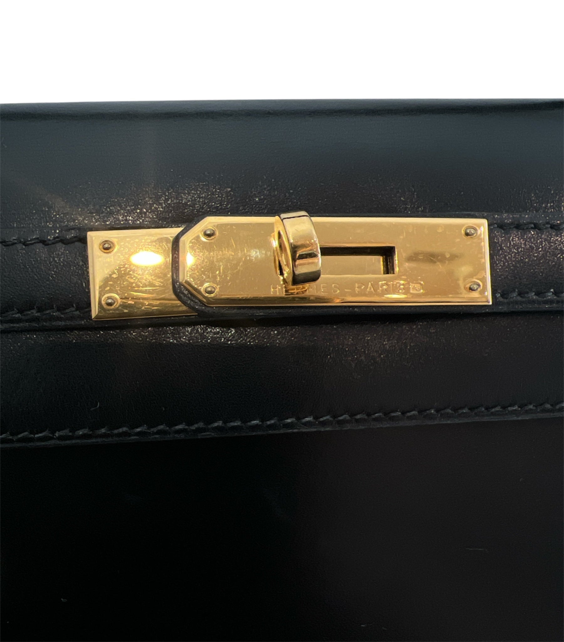 Hermès Box Kelly Sellier 32 - Black