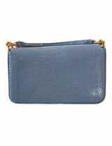 Fendi Baguette Mini — Periwinkle Blue Stingray