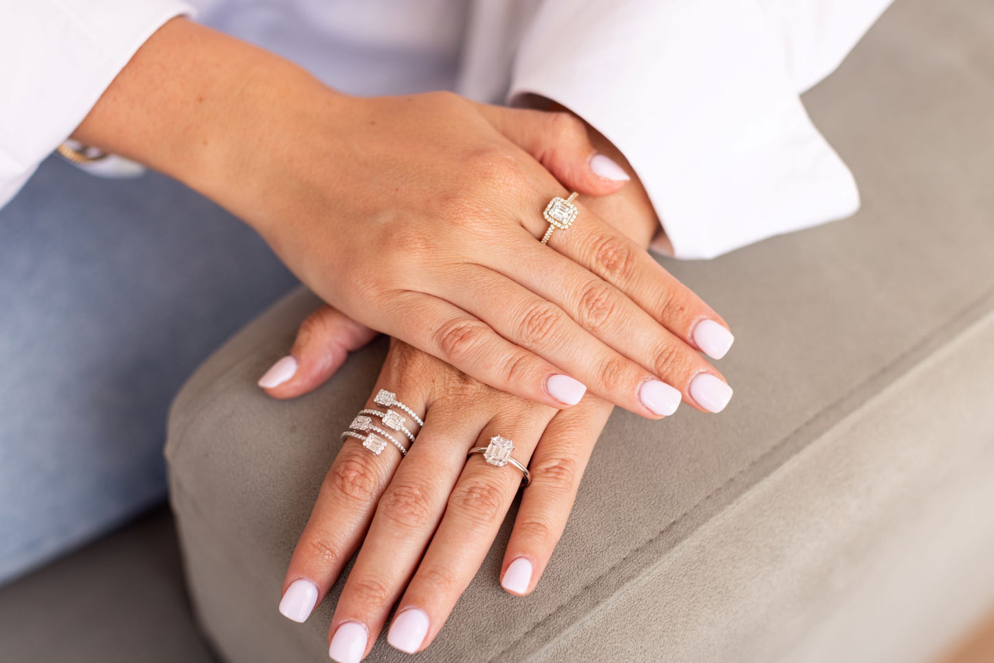 Emerald Cut Diamond Ring