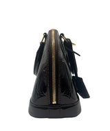 Louis Vuitton Black Magnetique Monogram Vernis Alma BB