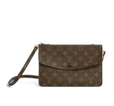 Louis Vuitton Monogram Canvas Pochette Double Rabat Shoulder Bag