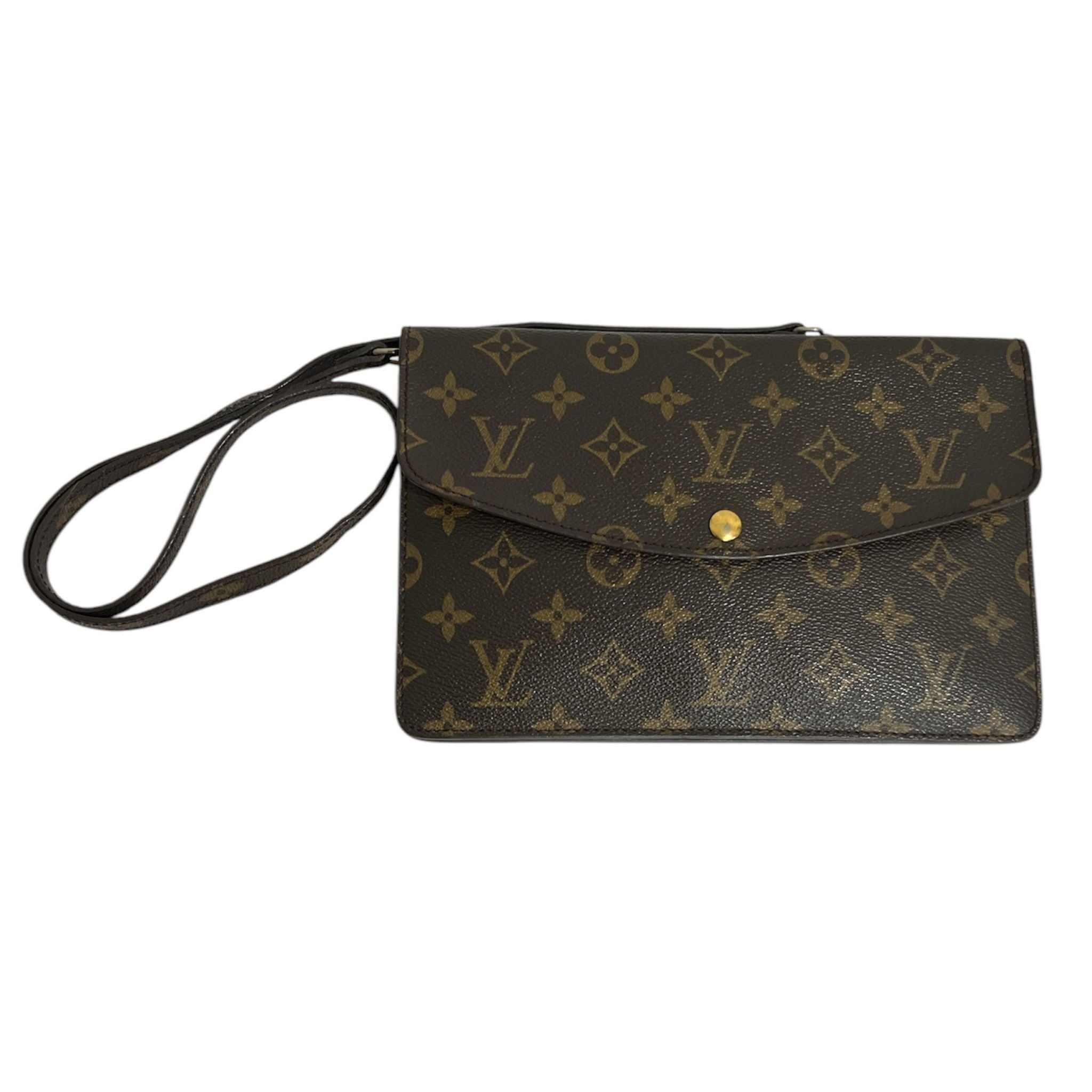 Louis Vuitton Monogram Canvas Pochette Double Rabat Shoulder Bag
