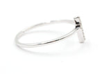 Diamond Cross Fashion Ring - 10k White Gold