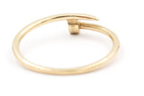 Diamond Nailhead Ring - 10k Yellow Gold