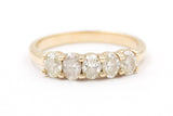 Five Stone Diamond Band - 14k Yellow Gold - 0.70ctw