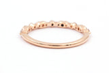 Diamond Half Eternity Band - 14k Rose Gold - 0.62ctw