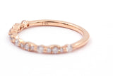 Diamond Half Eternity Band - 14k Rose Gold - 0.62ctw