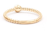 Akoya Pearl Stackable Ring - 14k gold