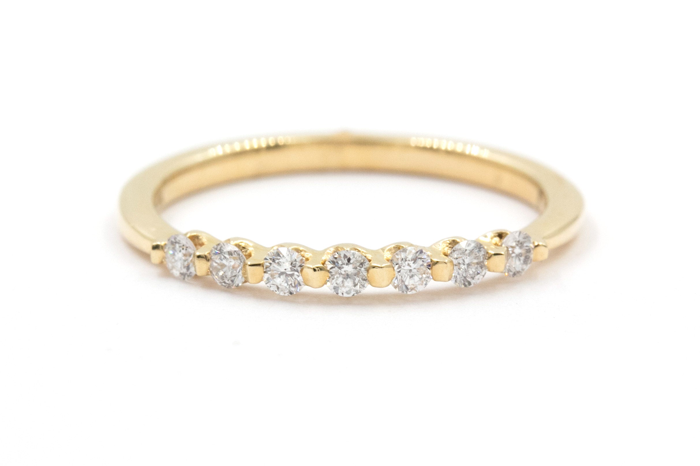 Diamond Wedding Band - 14k Yellow Gold - 0.25ctw