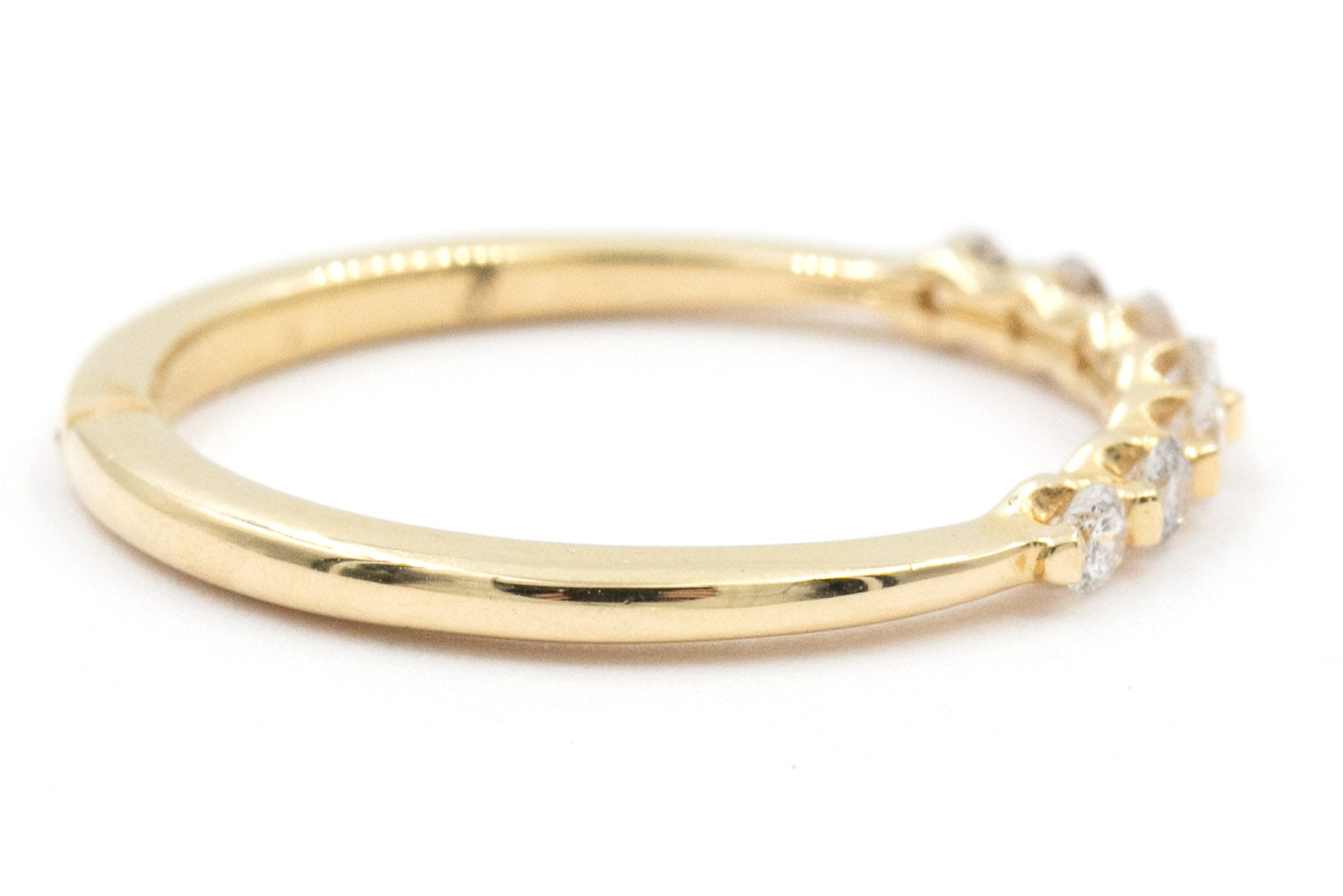 Diamond Wedding Band - 14k Yellow Gold - 0.25ctw