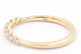 Diamond Wedding Band - 14k Yellow Gold - 0.25ctw