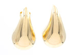 Tear Drop Stud Earrings - 14k Yellow Gold