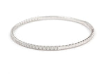 Diamond Flex Bangle Bracelet - 14k White Gold - 1.00ctw