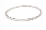 Diamond Flex Bangle Bracelet - 14k White Gold - 1.00ctw