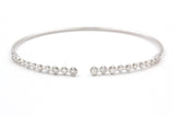 Diamond Flex Bangle Bracelet - 14k White Gold - 0.75ctw