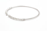 Diamond Flex Bangle Bracelet - 14k White Gold - 0.75ctw