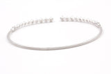 Diamond Flex Bangle Bracelet - 14k White Gold - 0.75ctw