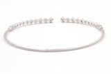 Diamond Flex Bangle Bracelet - 14k White Gold - 0.75ctw