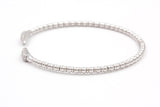 Diamond Flex Bangle Bracelet - 14k White Gold - 0.60ctw