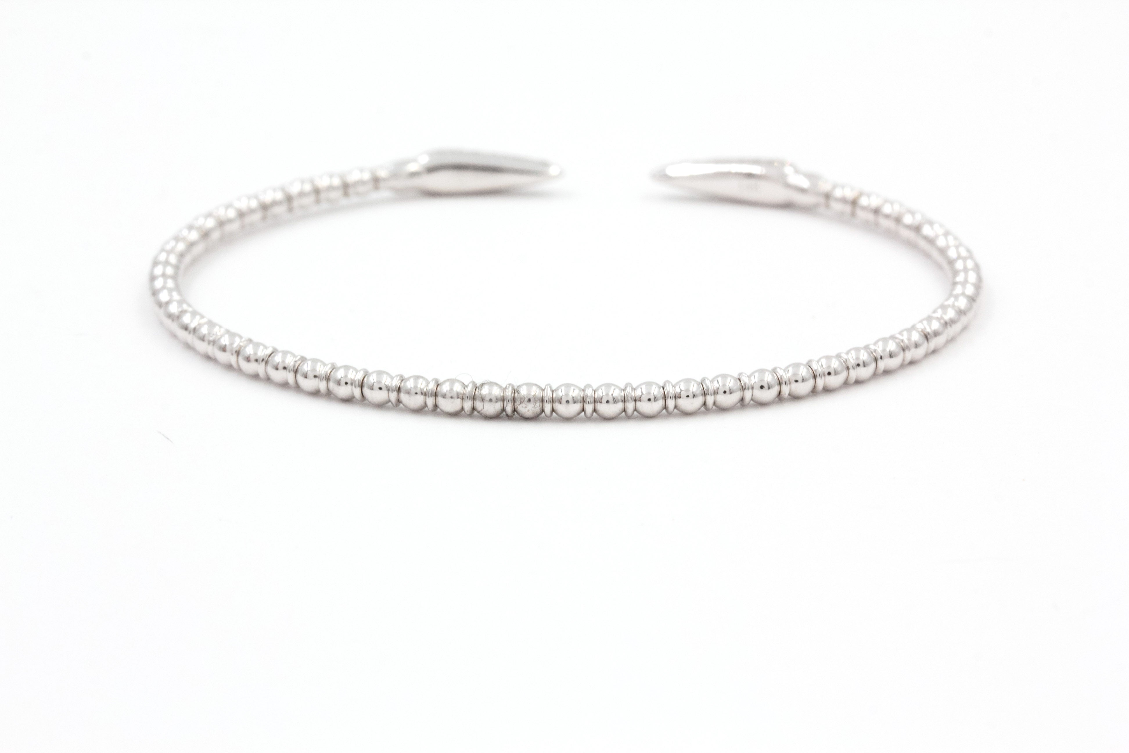 Diamond Flex Bangle Bracelet - 14k White Gold - 0.60ctw