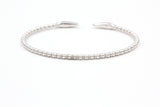 Diamond Flex Bangle Bracelet - 14k White Gold - 0.60ctw